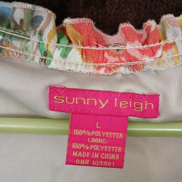 SUNNY LEIGH Floral Spring Watercolor Garden Dress - Picture 5 of 9